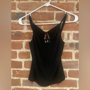 Adika black tank top
